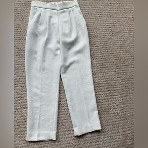 Babaton Cream Pleated Pants